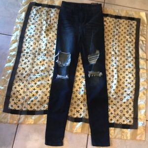 Dark Blue Fashion Nova jeans